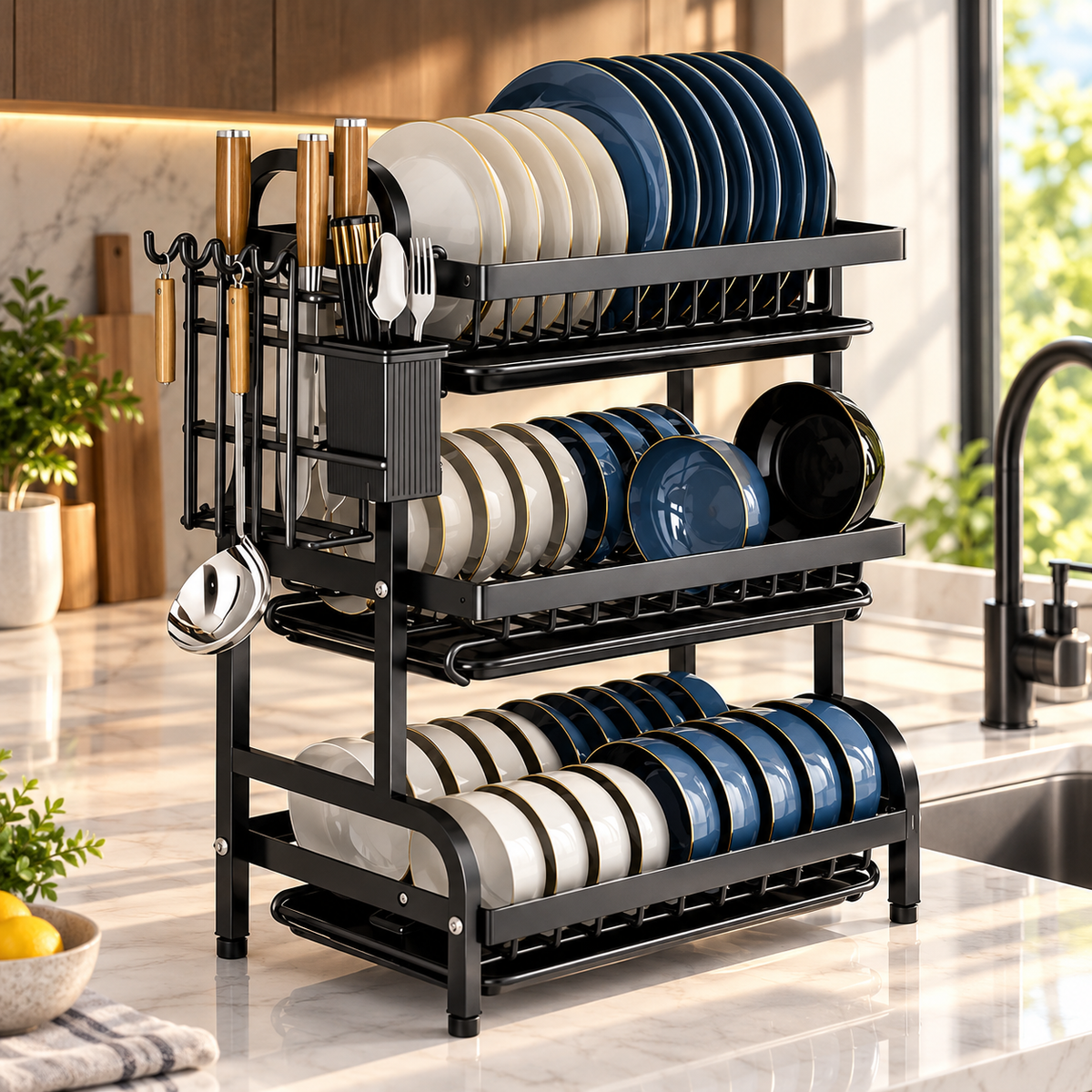Velmmont SpaceRack — Escurreplatos Vertical